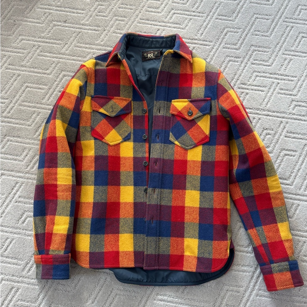 Double RL WORK COAT/shirt